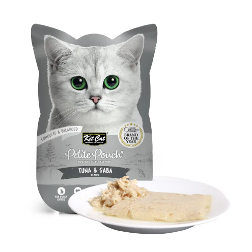 كت كات بيتيت باوتش غذاء كامل تونة وسمك المكاريل 70g