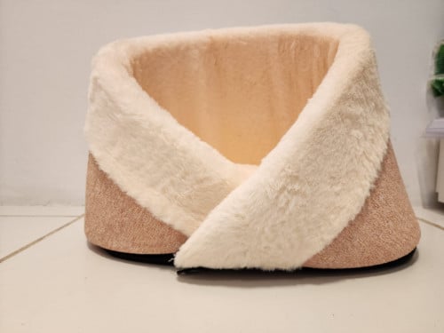 بيت وسرير للقطط والحيوانات الاليفة - زهري