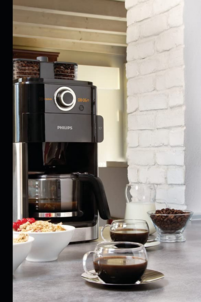 Grind Brew Coffee Maker, HD7762/00, Black - Nology Electronics