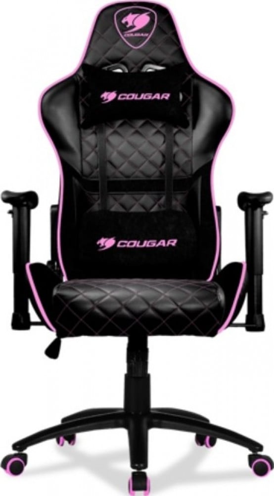 black pink chair