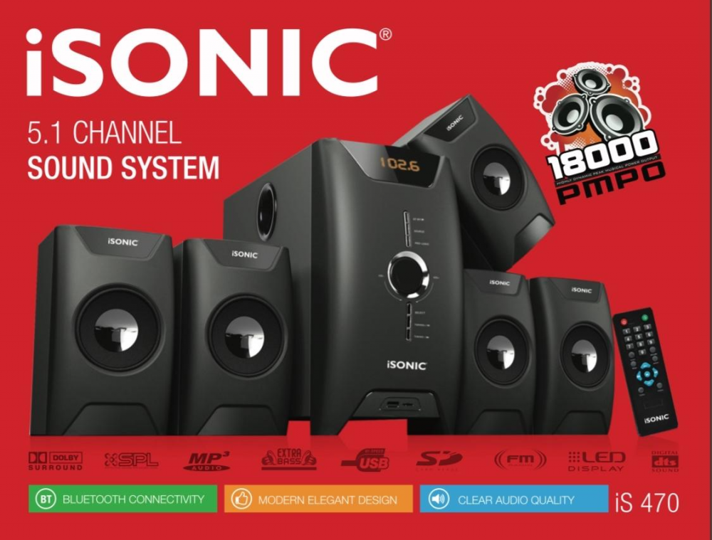 5.1 channel home theater hot sale system