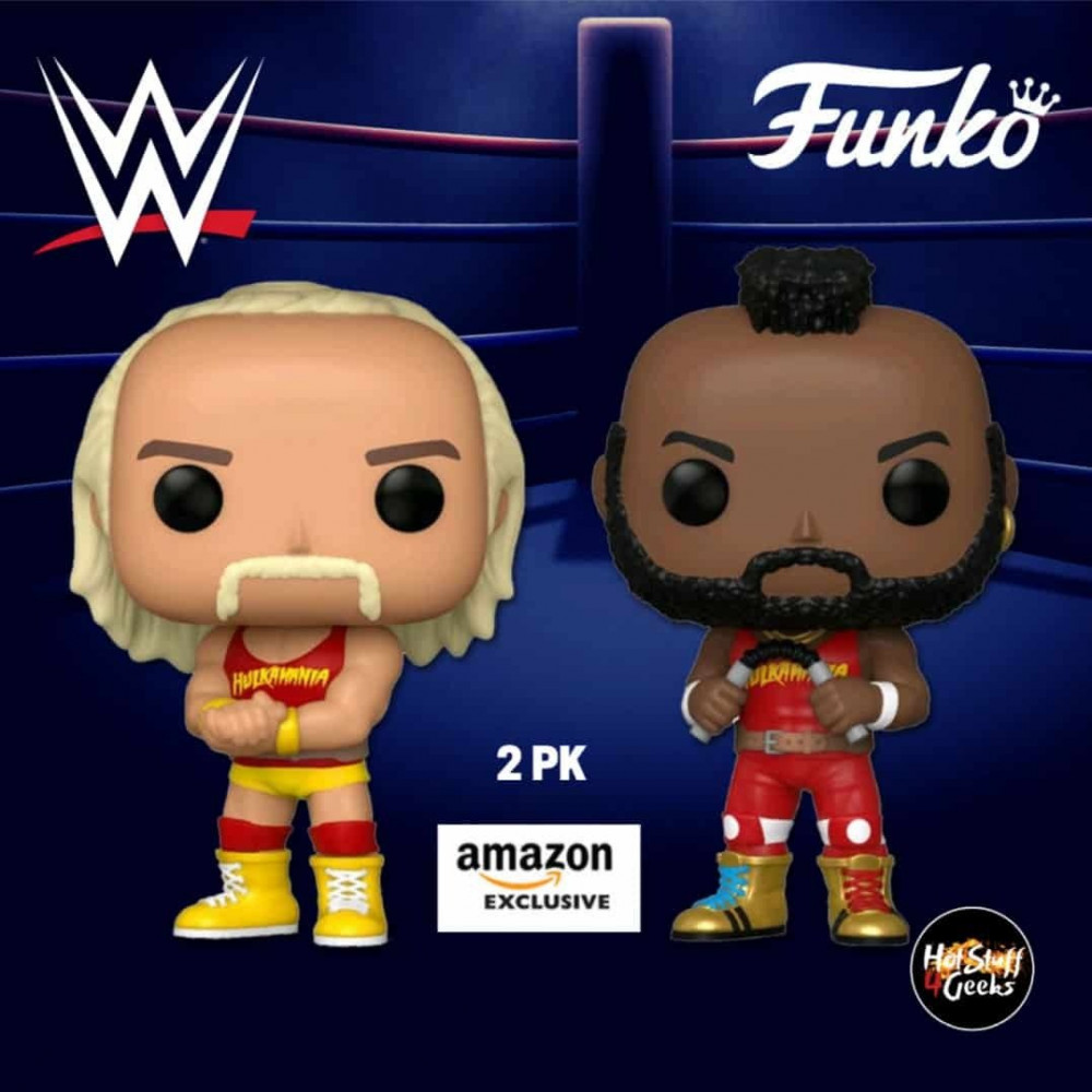 Funko Pop! WWE - Hulk Hogan & T, Hulkamania Pack, Amazon - Kashf Store