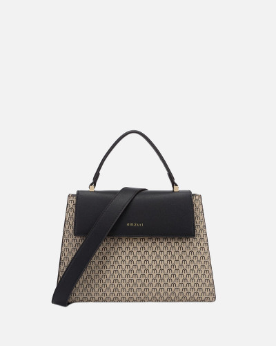 Classic white and black women's bag