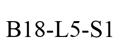 B18-L5-S1