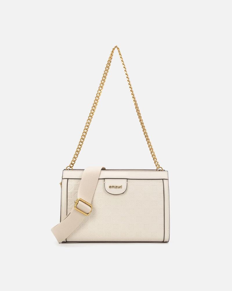 شنطة نسائية أنيقة بلون بيج من امزوري