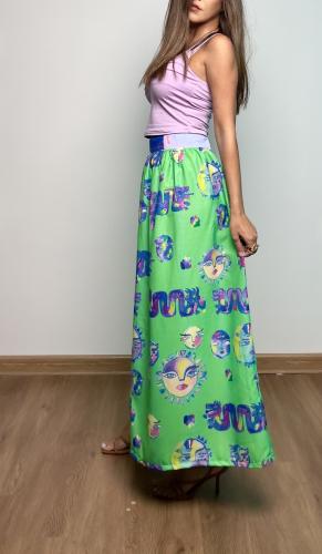 Green skirt