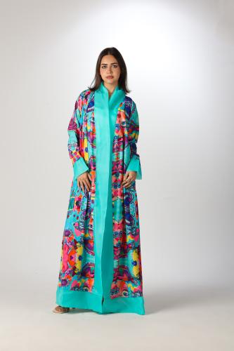 Parrot fish abaya