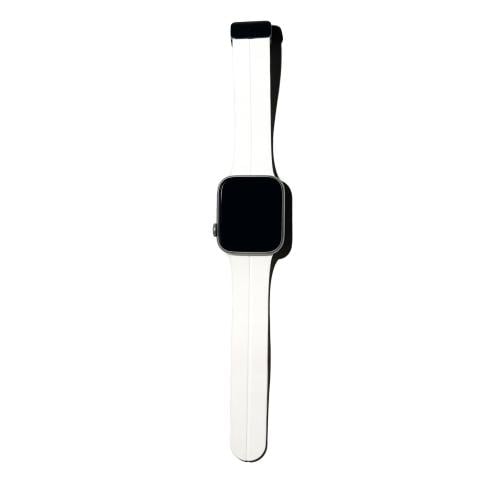 White rubber strap