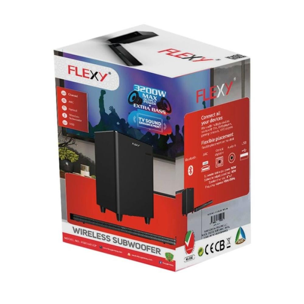 فلكسي مسرح منزلي بلوتوث - 9800 واط - أسود - FSB1601GP