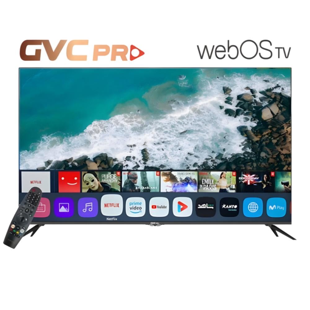 جي في سي برو شاشة سمارت 65 بوصة مع رسيفر داخلي - نظام webOS - موديل LE-65VA1Q