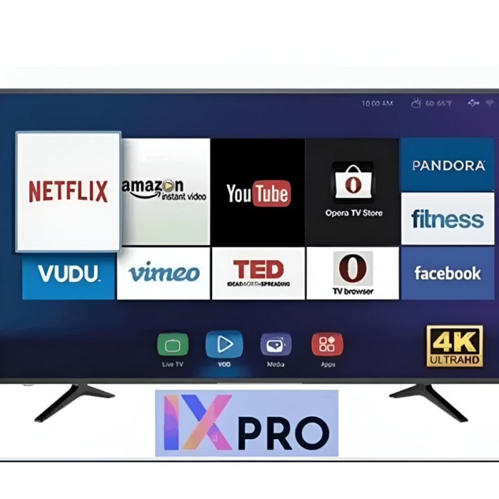 اي اكس برو A13 شاشة سمارت 55 بوصة 4K  أندرويد 13 - أسود - IX PRODVBT2