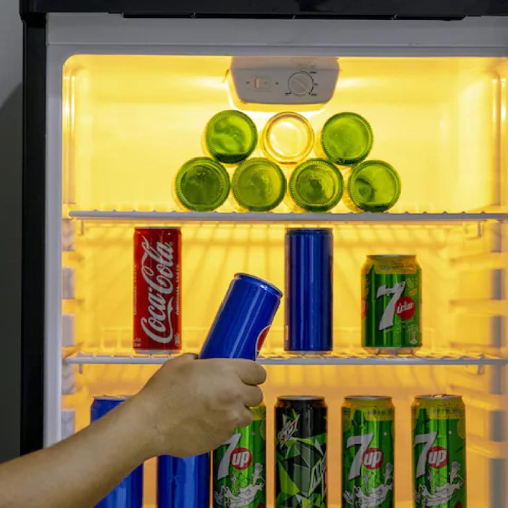 ثلاجة عرض زجاج جيباس 165 لتر GSC1601BE