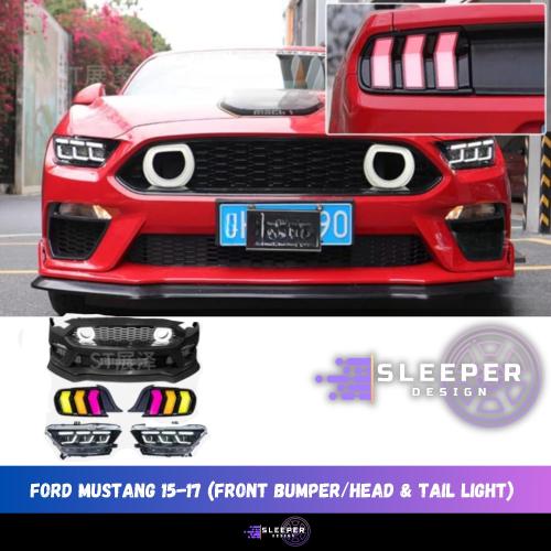 Ford Mustang 15-17(front bumper /head & tail light...