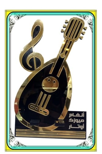 مجسم تحف عود مصنوع من الاكريليك