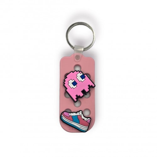 ميدالية مفاتيح - keychain - وردي