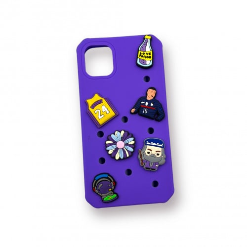 كفر كروكس ايفون - IPhone cover - بنفسجي