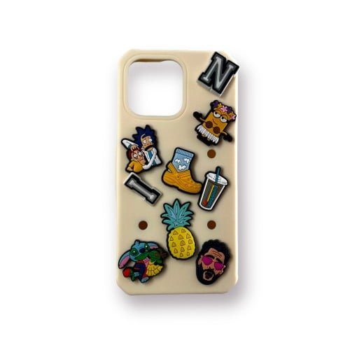 كفر كروكس ايفون - IPhone cover - بيج