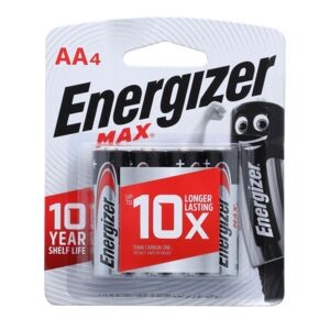 بطاريات Energizer MAX AA4 الأصلية