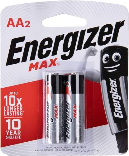 بطاريات Energizer MAX AA2 الأصلية