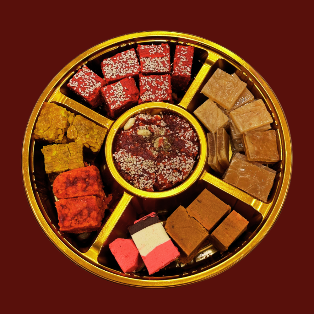مشكل حلويات عدنية فاخرة