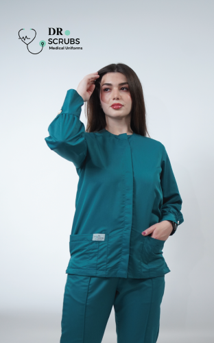 جاكيت نسائي تركوازي - Turquoise women's jacket