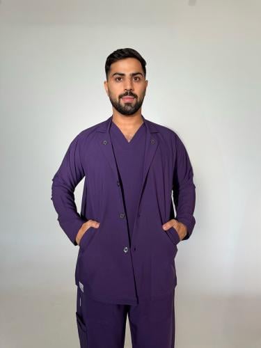 جاكيت رجالي بنفسجي - Men's purple jacket
