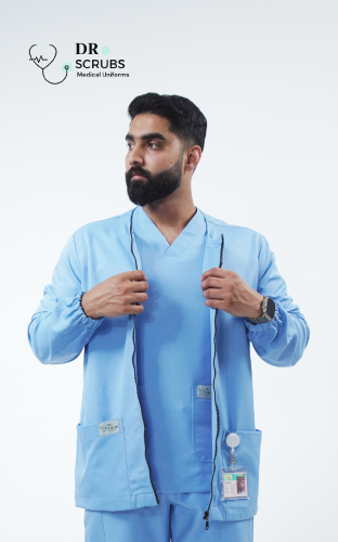 جاكيت رجالي سماوي - Sky blue men's jacket