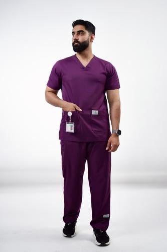 سكراب رجالي باذنجاني - Eggplant men's scrub