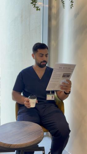 سكراب رجالي كحلي - Navy men's scrubs