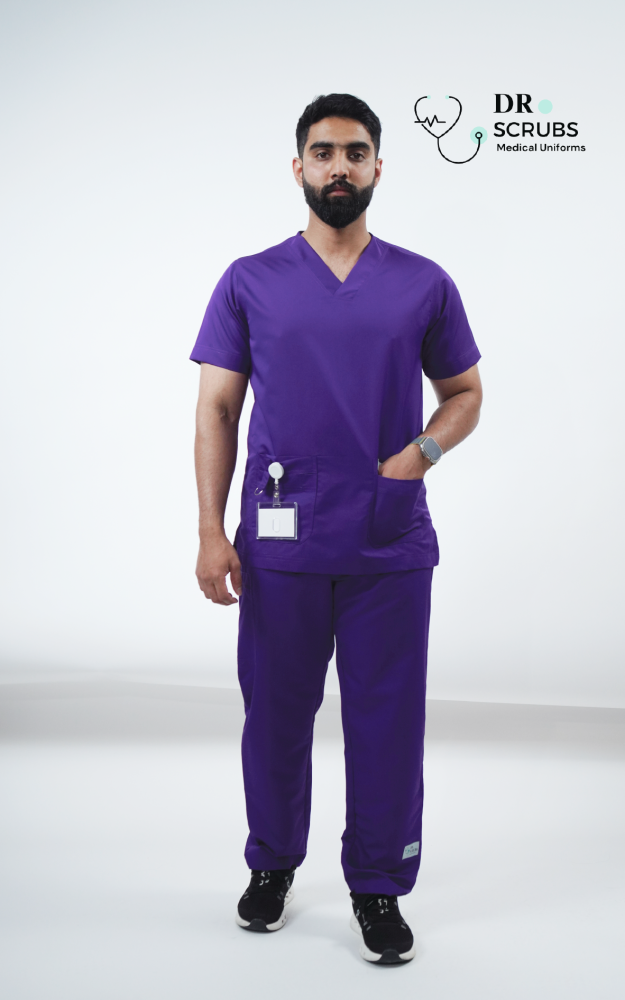 سكراب رجالي بنفسجي - Purple men's scrub