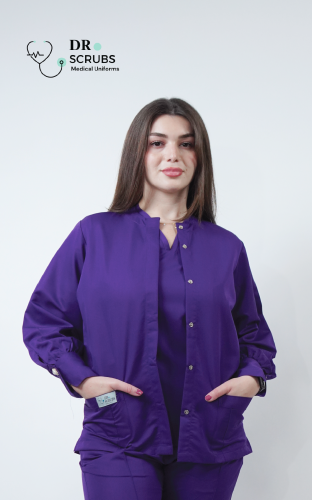 جاكيت نسائي بنفسجي - Women's purple jacket