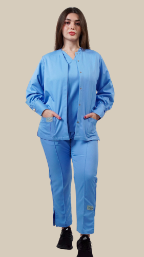 جاكيت نسائي سماوي - Sky blue women's jacket