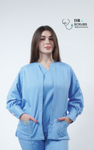 جاكيت نسائي سماوي - Sky blue women's jacket