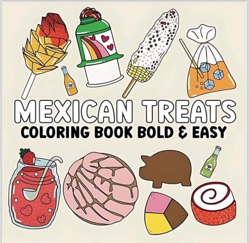 كتاب تلوين MEXICAN TREATS