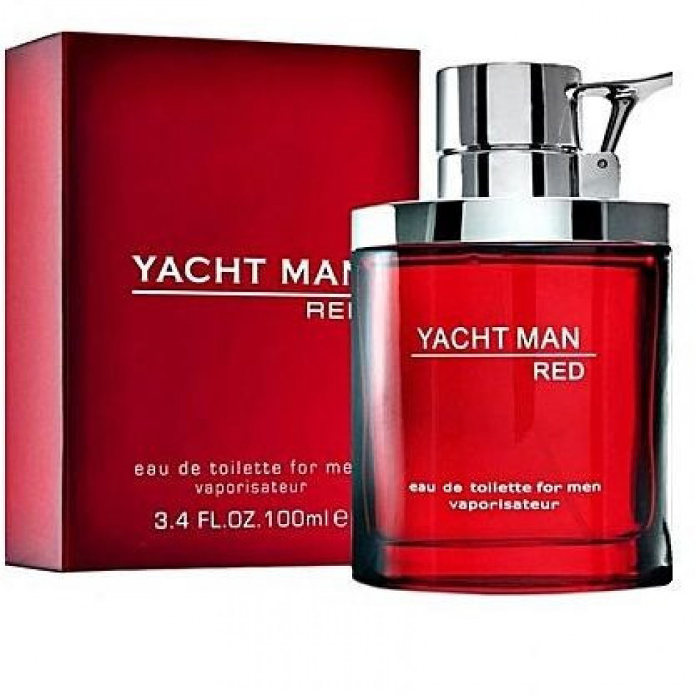 yacht man red