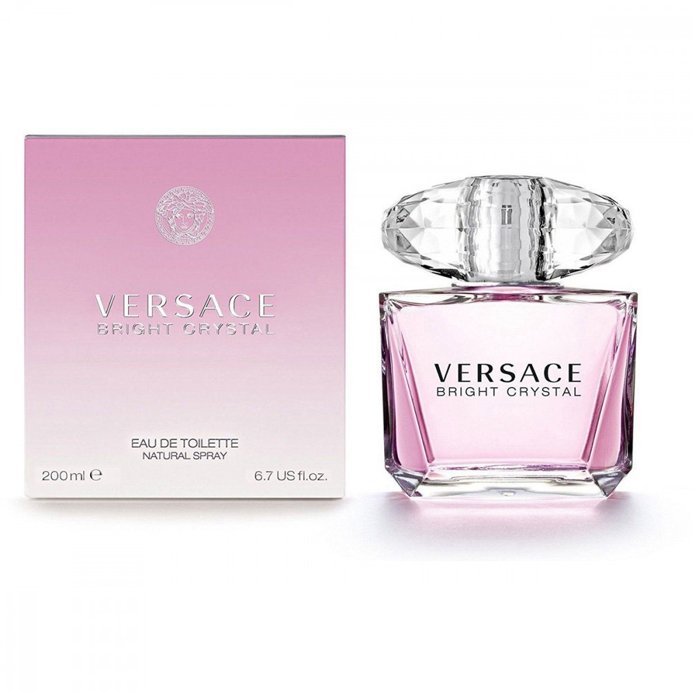 versace bright crystal eau de toilette 200 ml