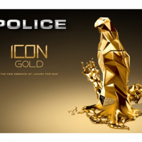 police icon gold perfume