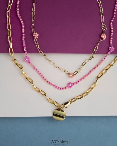 سلسال طبقات منفصلة بعدة ألوان