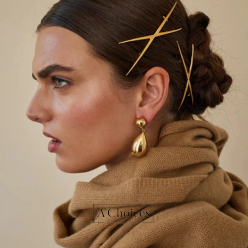 اقراط متدلية بتصميم انيق