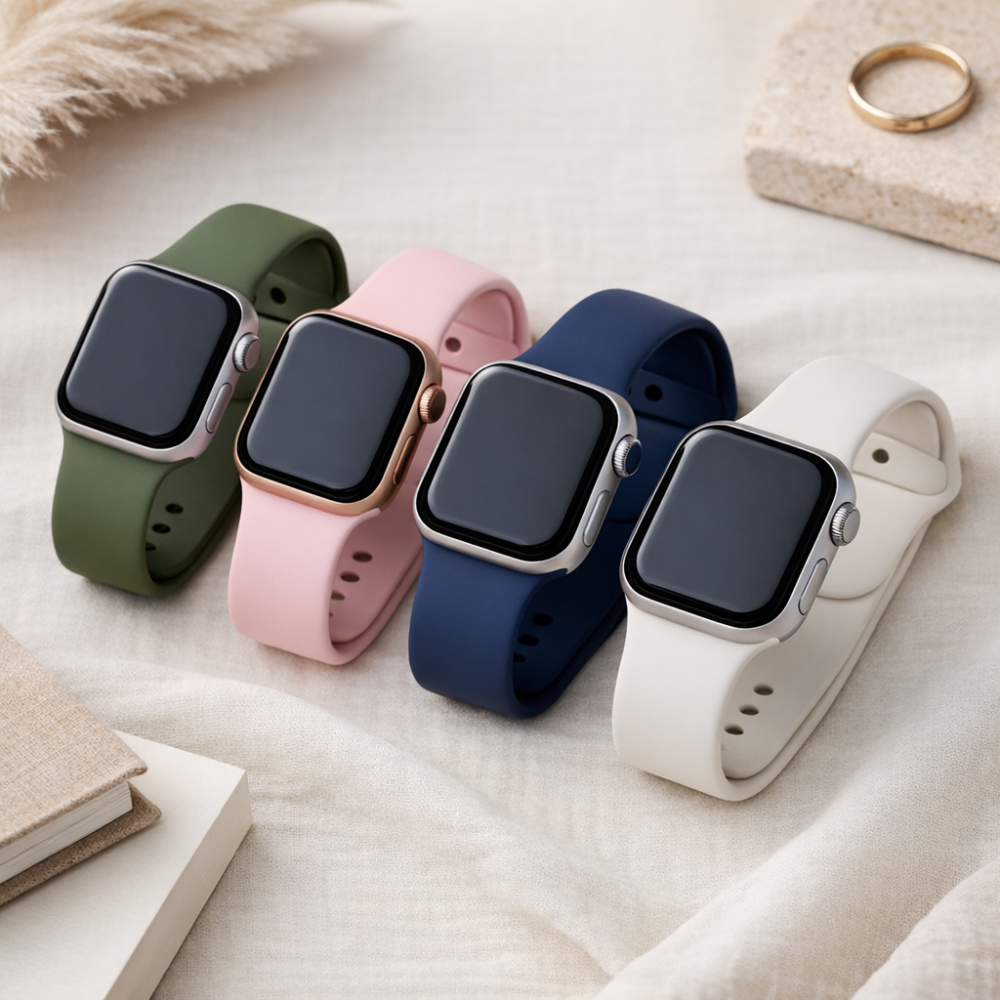 موضة أسوار الساعات الذكية 2026 : ألوان وخامات ترند