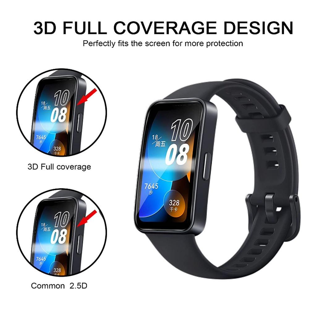 Solid Silicone Watchband Compatible With Huawei Band 8