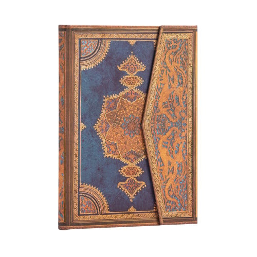 دفتر وسط Safavid Indigo " مخطط "