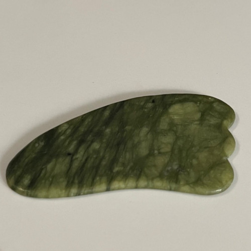 اداة غوا شا حجر اليشم - Jade Gua Sha Tool