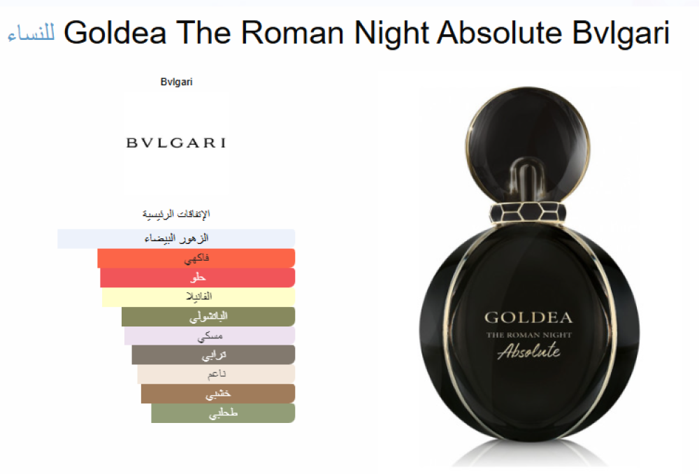 زيت عطري نقي مستوحى من كولديا رومان نايت بولغاري