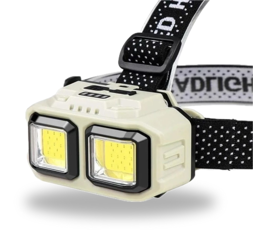 مصباح رأس التخييم 32846-DLC ضمان سنتين COB / 18650 BATTERY اذا تحب العمل ليلاً مستريح البال ب اضاءة تخدمك في كامل تنقلاتك