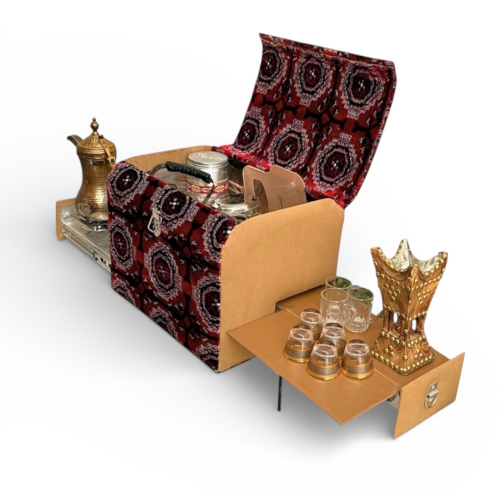 مركة و عزبة جلسة vip , عزبة ومركة وموقد غاز جانبي وطاولة جانبية ، تصميمنا الخاص شكل انيق وفريد