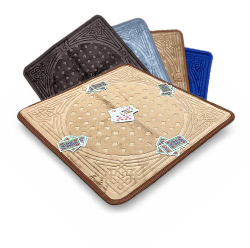 بساط بلوت ، سجادة ناعمة الملبس مريحة وقت اللعب وأنيقة ب الوان متعددة