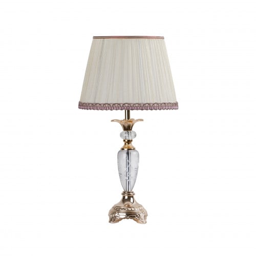 اباجورة كريستال درجة أولي مطعمة بالذهبي الفرنسي/LT1613-FGD