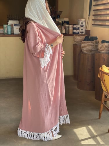 طقم عبايه مع تيشير وبنطلون