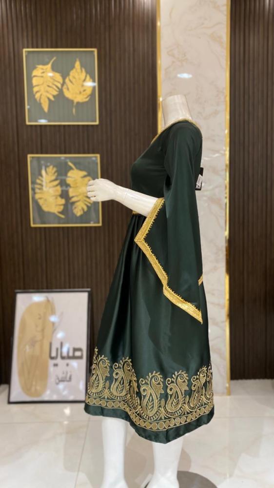 فستان غمرة كم شال - تصميم فاخر أنيق وراقي